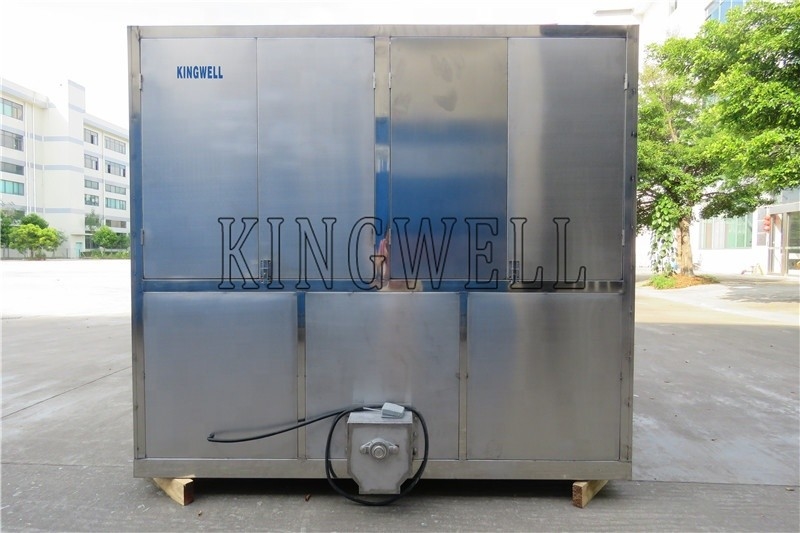 Gas Station Ice Cube Maker Machine Bitzer Compressor PLC Program Control