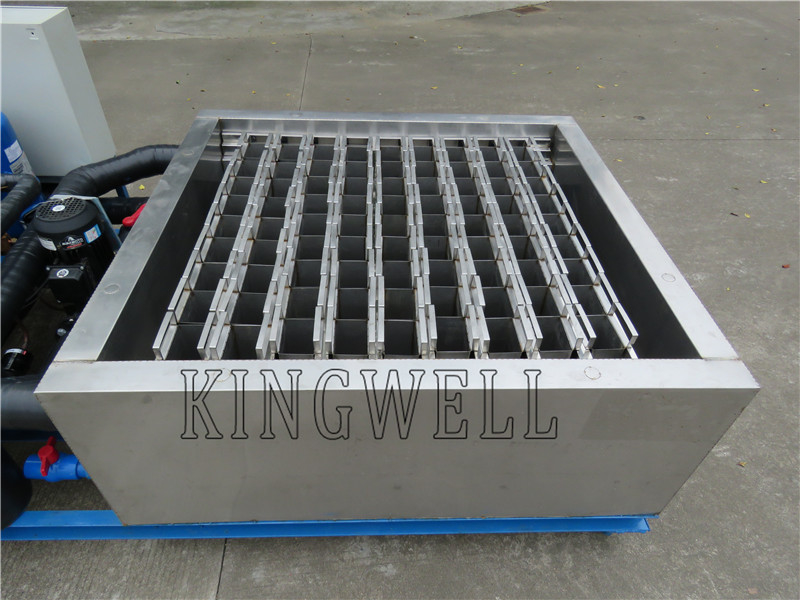 Industrial Salt Water Ice Block Machine , Brine System Ice Block Maker