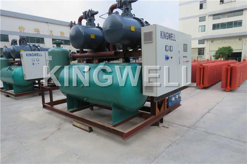 50 Ton Salt Water Ice Block Machine , Water Cooling Industrial Ice Maker