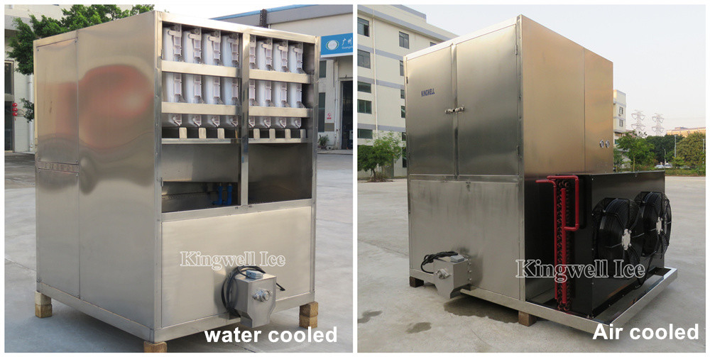 Automatic Cube Ice Machine 1 Ton To 30 Tons Per Day For Ice Plant