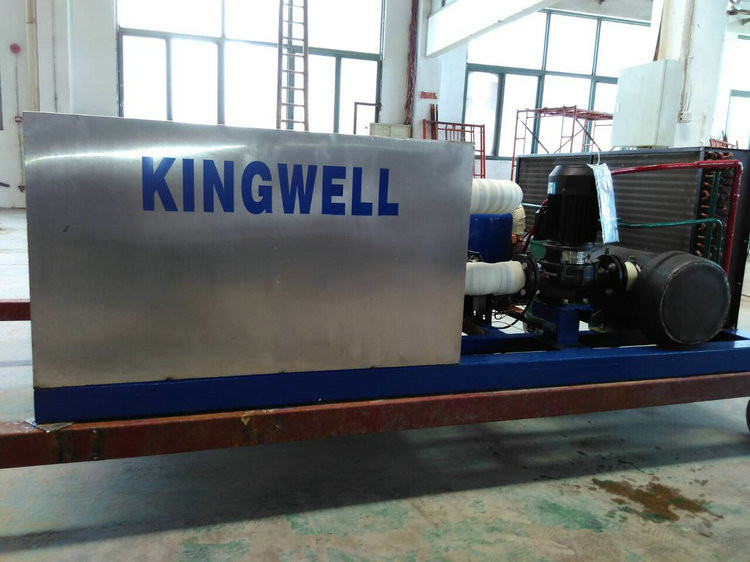 10 Ton Clear Ice Block Machine Match With Bitzer Cold Room Condensing Unit