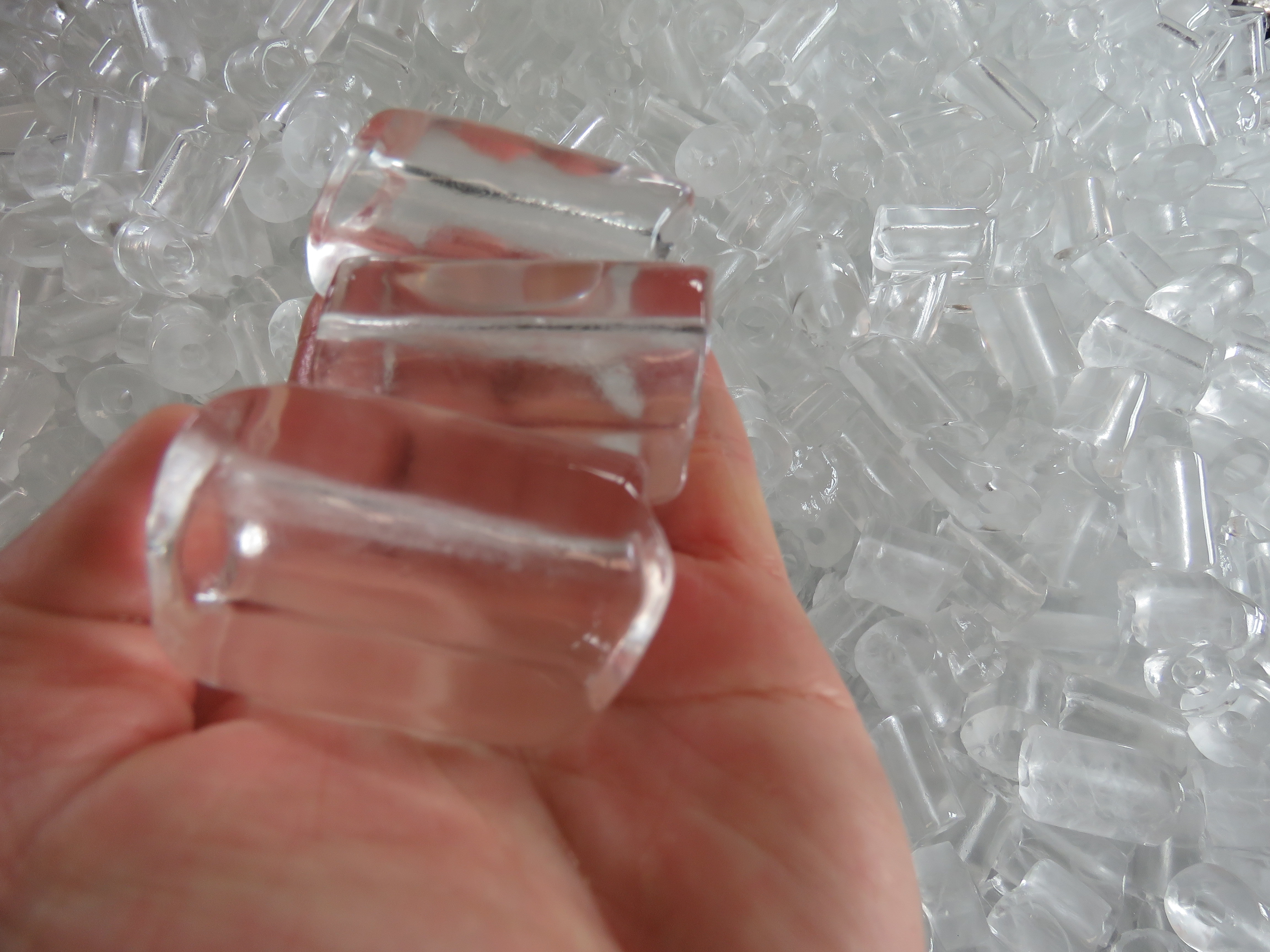 Hollow Stand Alone Ice Maker / Commercial Ice Machine Large Capacity