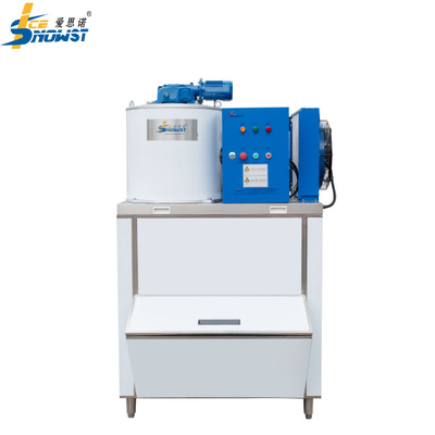 Buy OEM Industrial Freshwater Flake Ice Machine With Ice Bin online manufacture