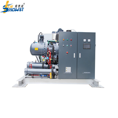 Buy R404A R507 15 Ton Freshwater Flake Ice Machine Fully Automated online manufacture