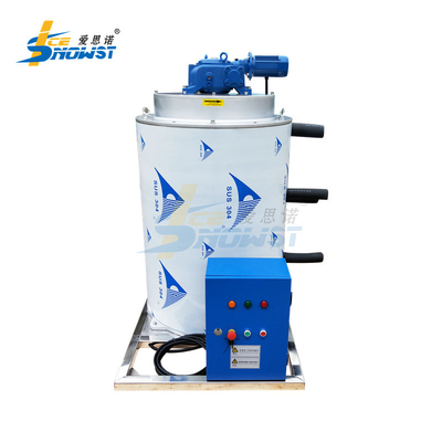 Buy PLC Programmable 5 Ton Scale Flake Ice Evaporator Plant Maker online manufacture