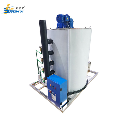 Buy 10T Stainless Steel Flake Ice Evaporator Commercial Ice Systems With Expansion Valve online manufacture