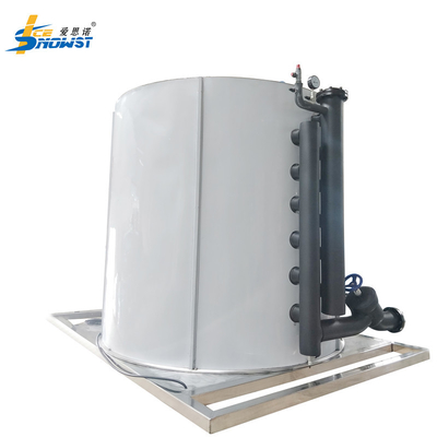 Buy 35 Ton Stainless Steel Flake Ice Evaporator Drum Refrigeration Systems CE Certificate online manufacture