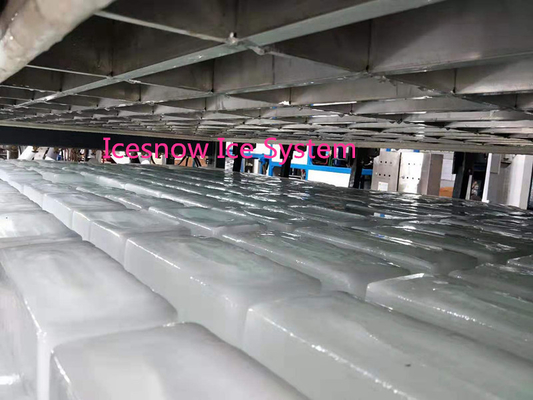 Buy Automatic Industrial Ice Block Freezing Machine Maker 10 Ton 50kg online manufacture