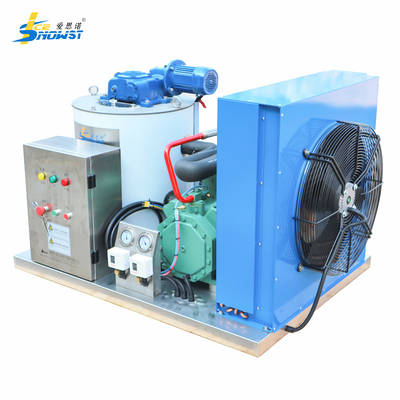 Buy 1000kg Saltwater Industrial Flake Ice Machine For Trawler Fishing online manufacture