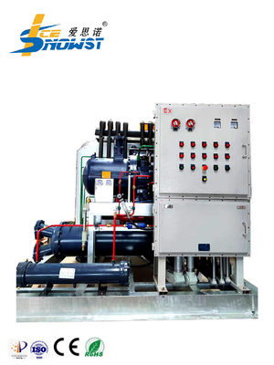 Buy 30Ton Freshwater Flake Ice Machine PLC Control For Chemical Industry online manufacture