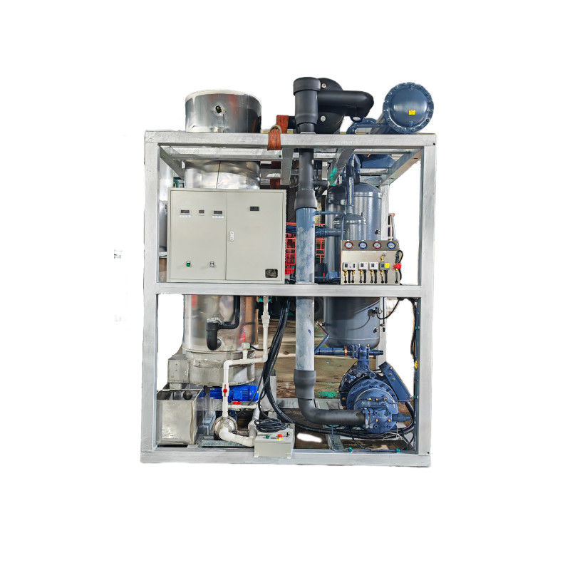 2-20KW Tube Ice Machine With Stainless Steel Evaporator R22/R404A ...
