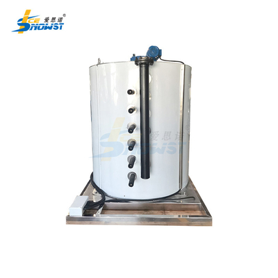Vertical Flake Ice Maker Evaporator Machine Drum System 5 Ton