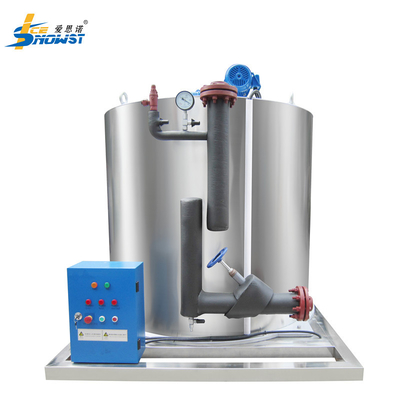 10Ton SS304 Stainless Steel Ice Flake Evaporator Machine With Ammonia System